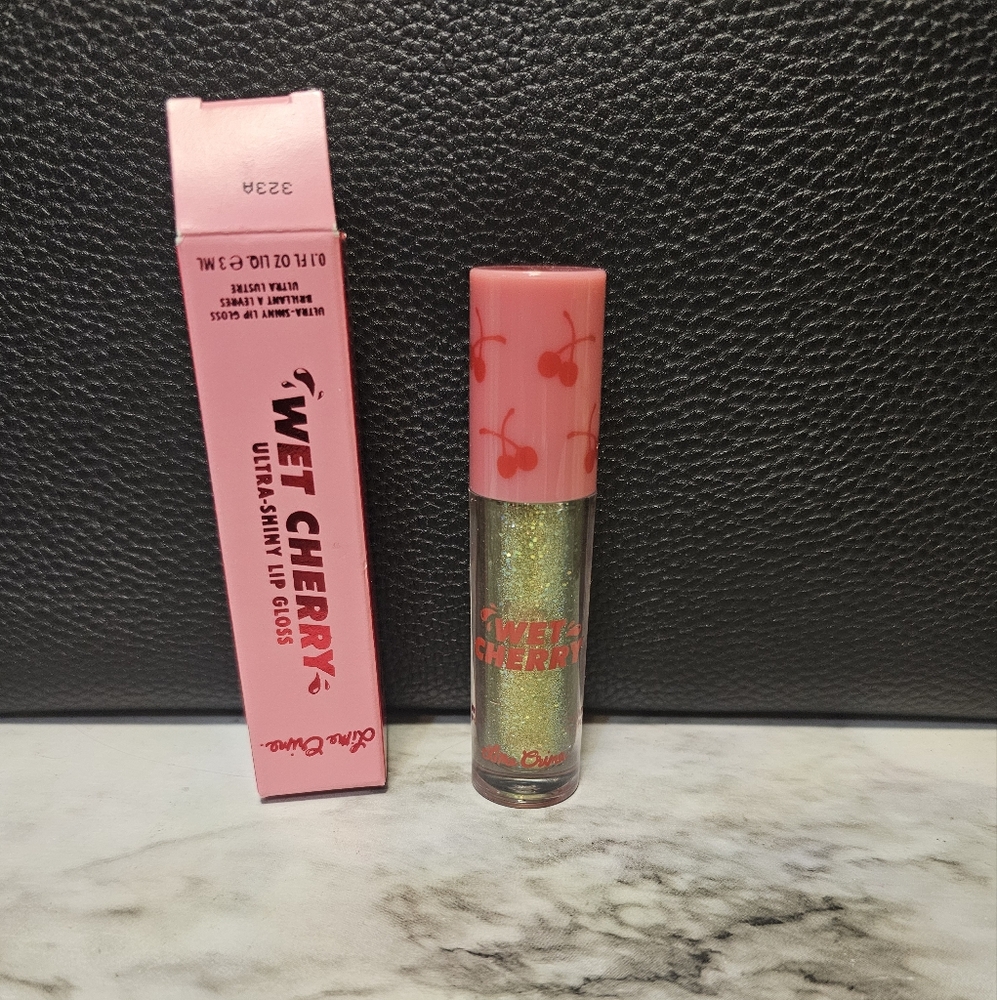 Lime Crime Wet Cherry Lip Gloss in the shade "Cherry Slime"